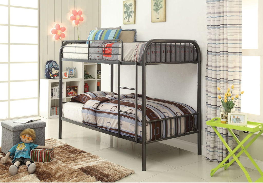 ACME Bristol Gunmetal Bunk Bed (Twin | Twin)Model 37535