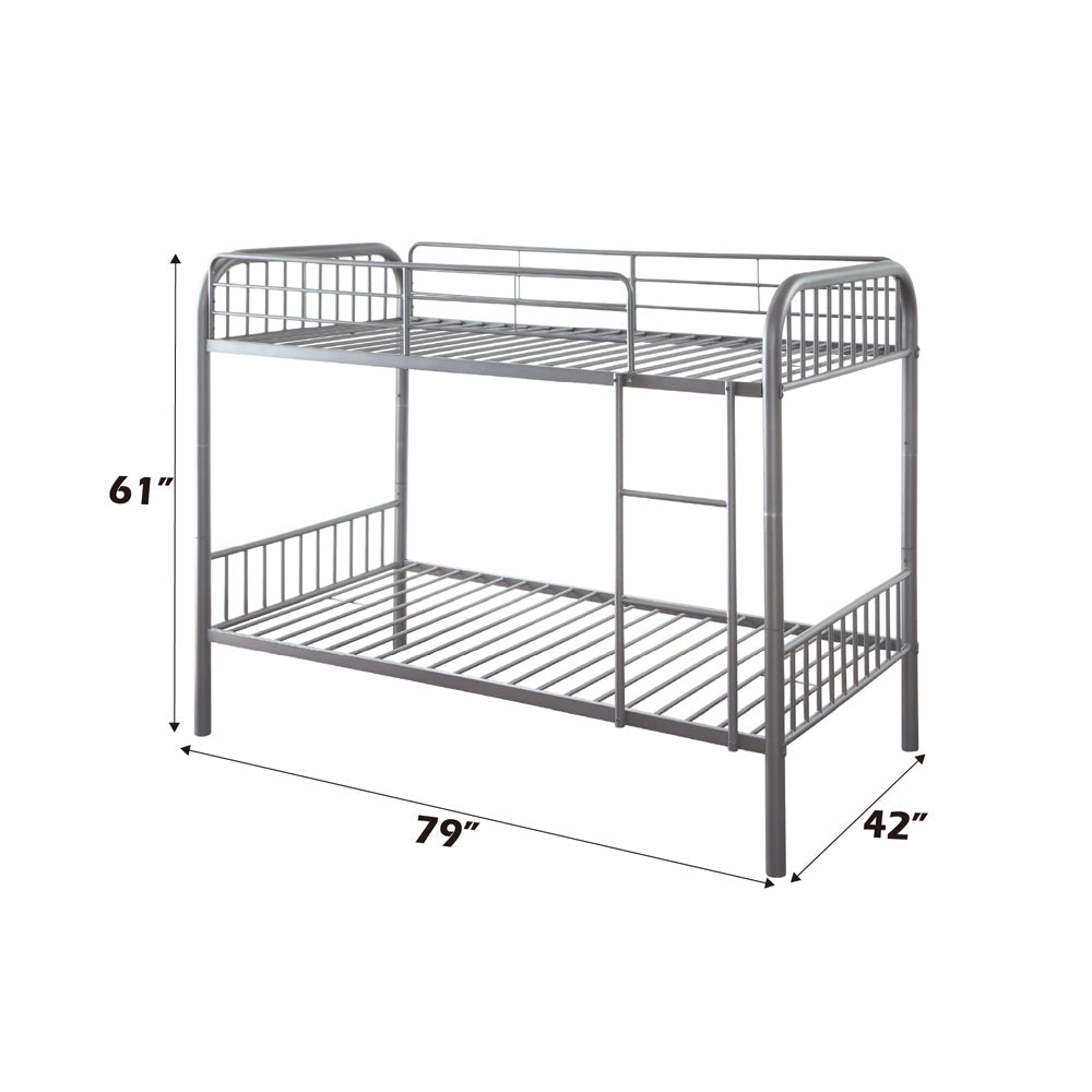 ACME Bristol Gunmetal Bunk Bed (Twin | Twin)Model 37535