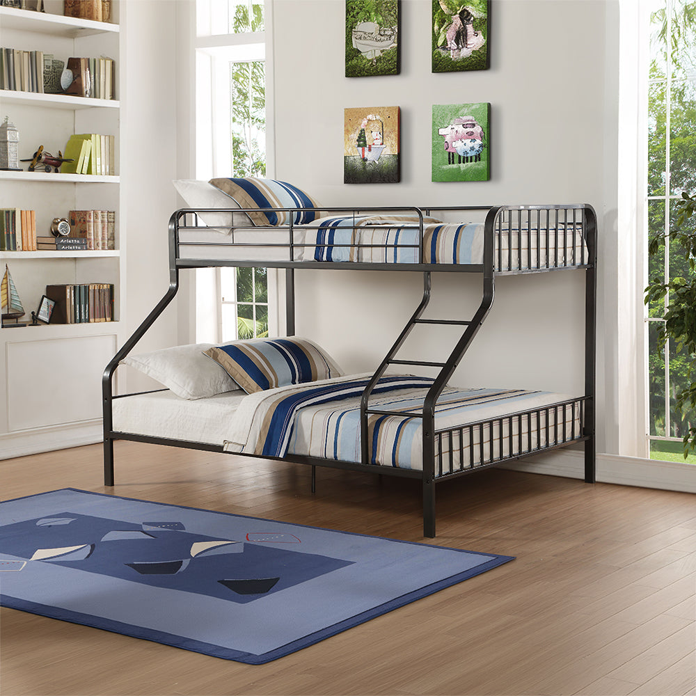 ACME Caius Gunmetal Bunk Bed (T XL/Q) Model 37605