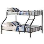 ACME Caius Gunmetal Bunk Bed (T XL/Q) Model 37605