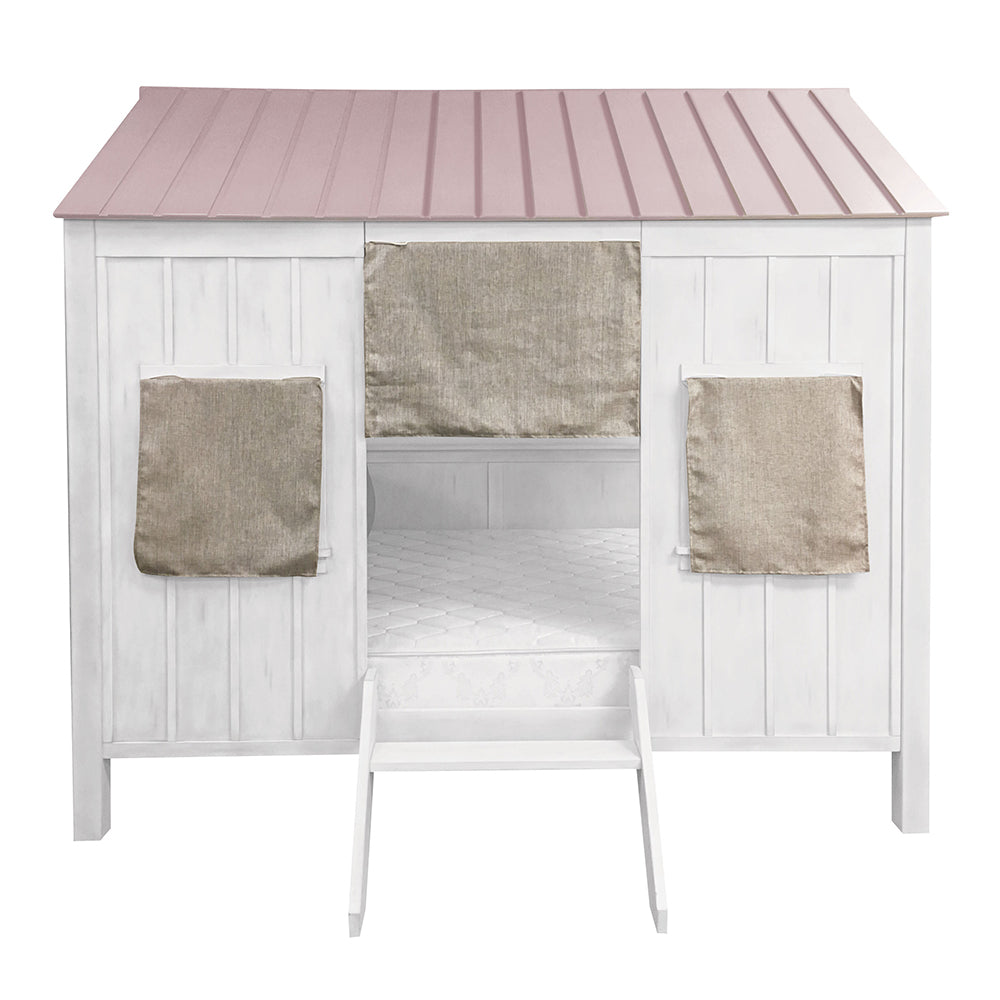 ACME Spring Cottage White & Pink Full Bed Model 37695F