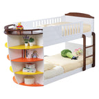 ACME Neptune White & Chocolate Bunk Bed (Twin | Twin)Model 37715