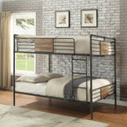 ACME Brantley Sandy Black & Dark Bronze  Hand Brushed  Bunk Bed (Q/Q) Model 37720