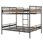 ACME Brantley II Sandy Black & Dark Bronze  Hand Brushed  Bunk Bed (Q/Q) Model 37730