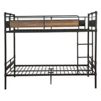 ACME Brantley II Sandy Black & Dark Bronze  Hand Brushed  Bunk Bed (Q/Q) Model 37730