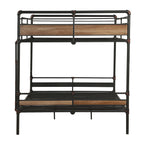 ACME Brantley II Sandy Black & Dark Bronze  Hand Brushed  Bunk Bed (Q/Q) Model 37730