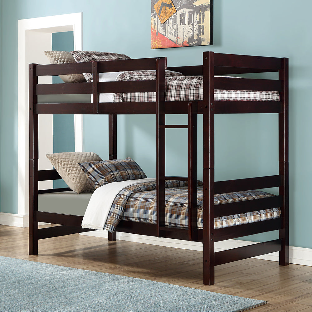 ACME Ronnie Espresso Bunk Bed (Twin | Twin)Model 37775