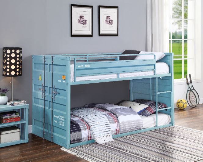 ACME Cargo Aqua Bunk Bed (Twin | Twin)Model 37810