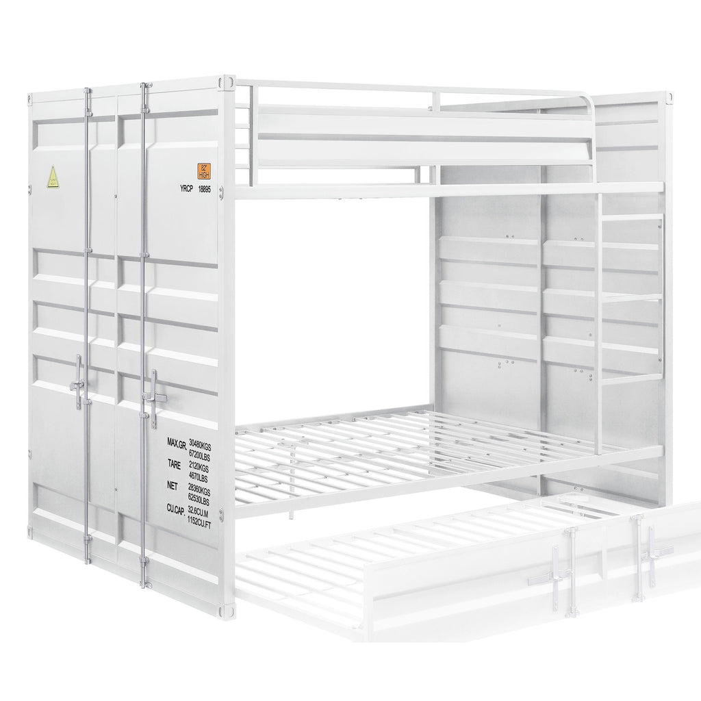 ACME Cargo White Bunk Bed (F/F) Model 37885