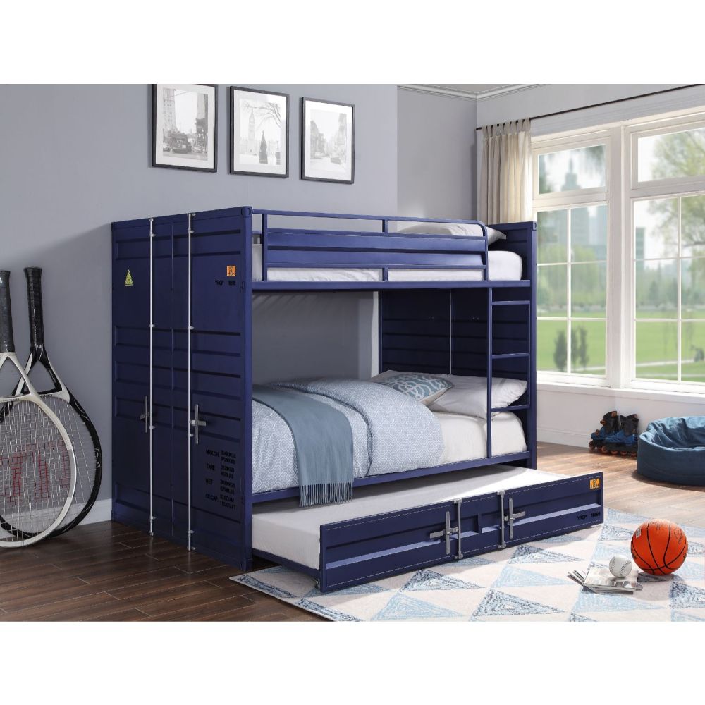ACME Cargo Blue Bunk Bed (F/F) Model 37905