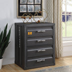 ACME Cargo Gunmetal Chest with 4 Drawers Model 37956