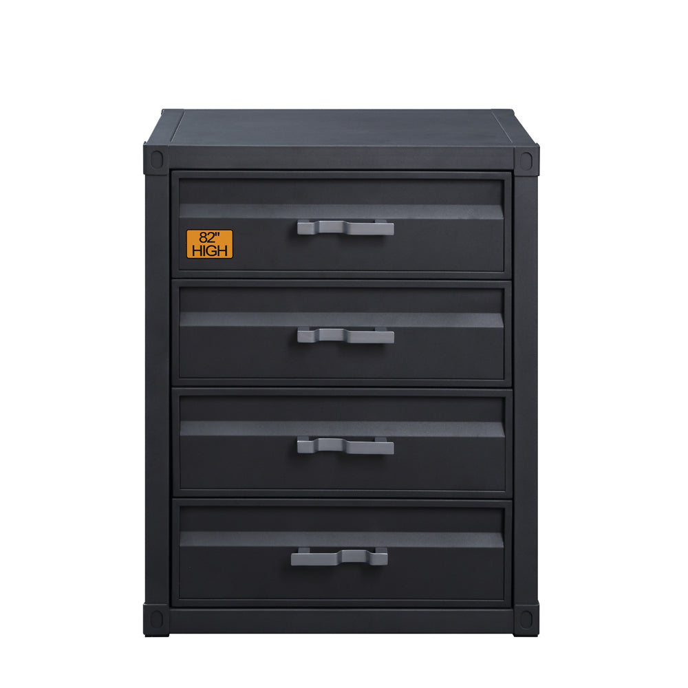 ACME Cargo Gunmetal Chest with 4 Drawers Model 37956