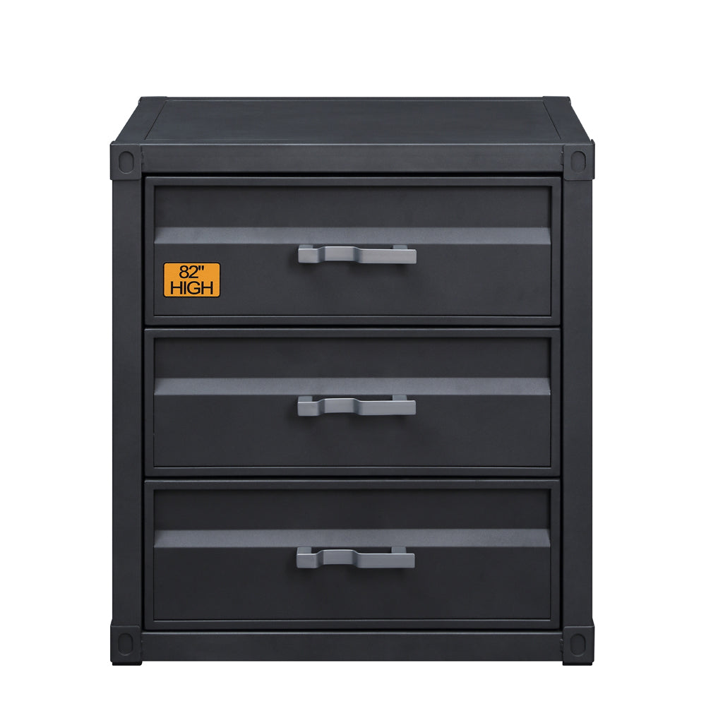 ACME Cargo Gunmetal Chest with 3 Drawers Model 37957
