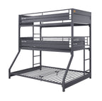ACME Cargo Gunmetal Triple Bunk Bed (T/T/F) Model 37995