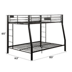 ACME Limbra Sandy Black Bunk Bed (F XL/Q) Model 38005