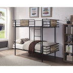 ACME Deliz Gunmetal Bunk Bed (Twin | Twin)Model 38130