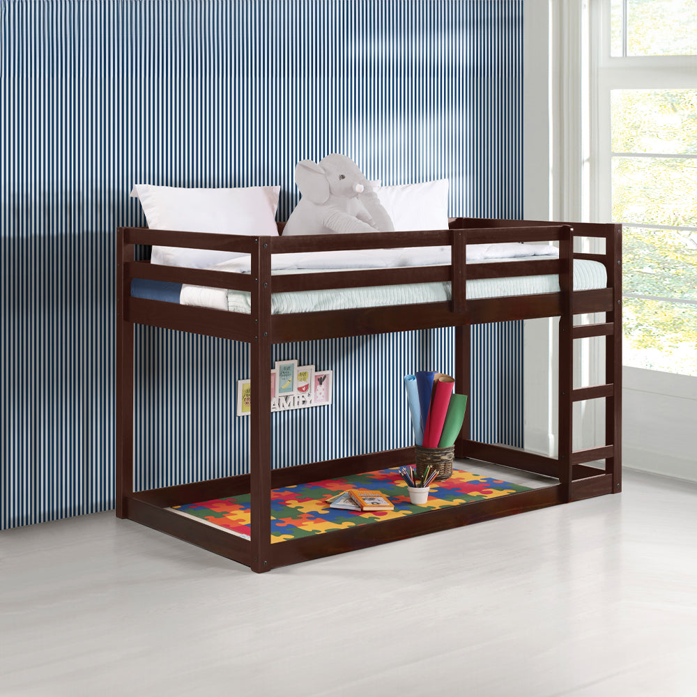 ACME Gaston Espresso Twin Loft Bed Model 38185