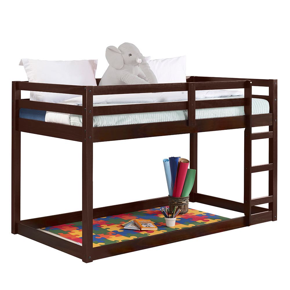 ACME Gaston Espresso Twin Loft Bed Model 38185