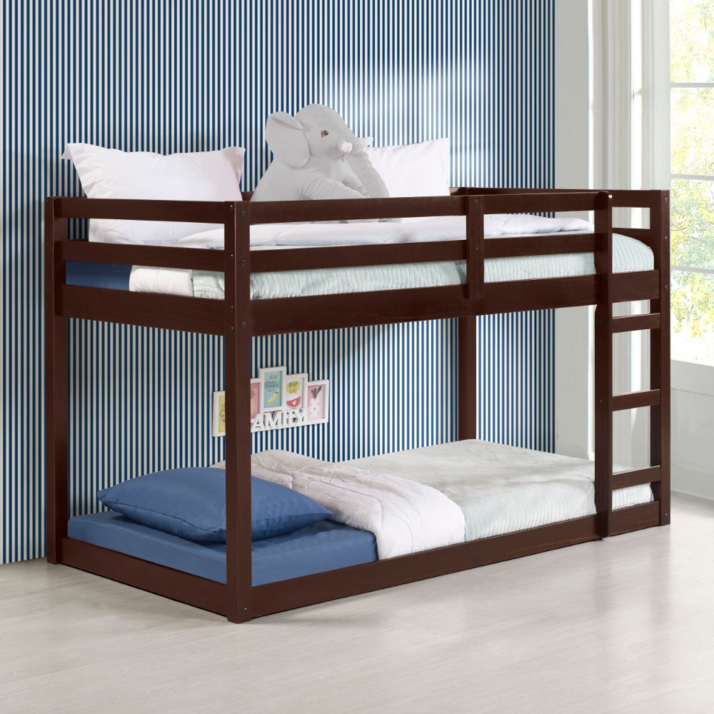 ACME Gaston Espresso Twin Loft Bed Model 38185