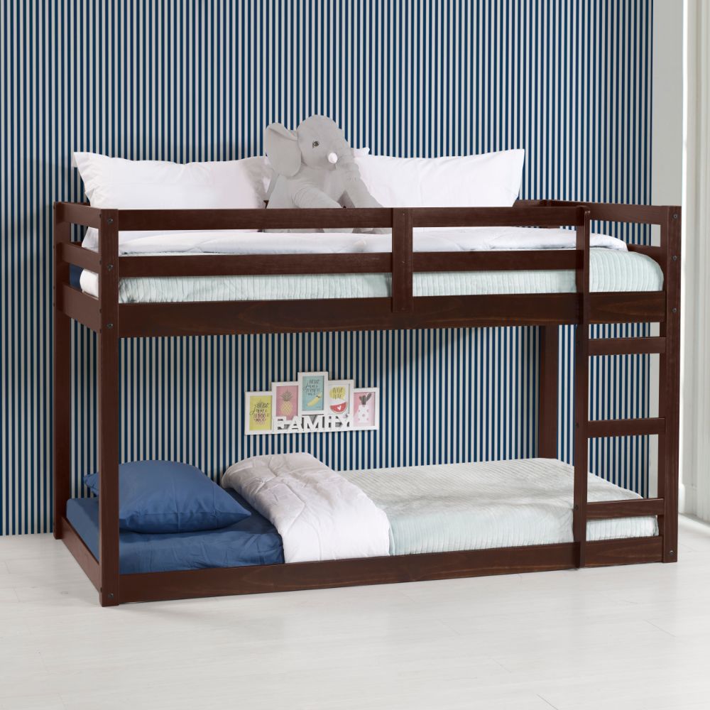 ACME Gaston Espresso Twin Loft Bed Model 38185