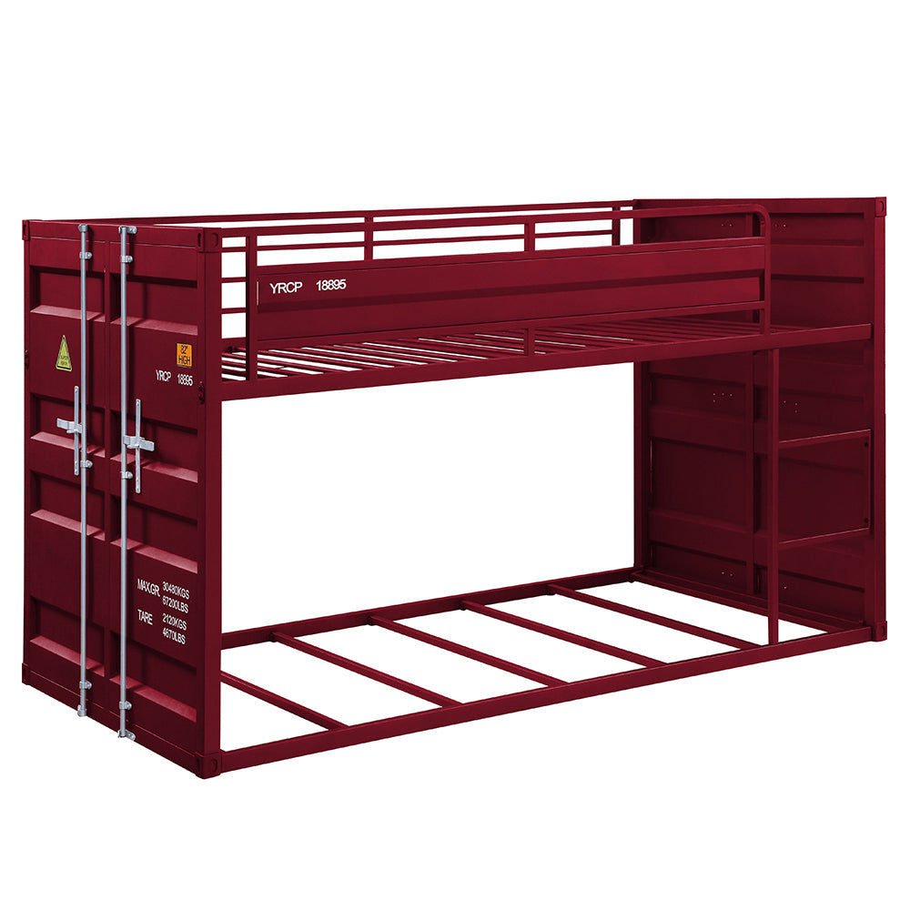 ACME Cargo Red Bunk Bed (Twin | Twin)Model 38280