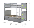 ACME Valerie Silver Bunk Bed (Twin | Twin)Model 38325