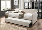 ACME Jagger Fog Fabric Daybed with Trundle (Twin) Model 39190