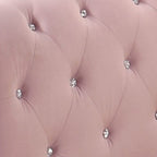ACME Adkins Pink Velvet Daybed with Trundle (Twin) Model 39420
