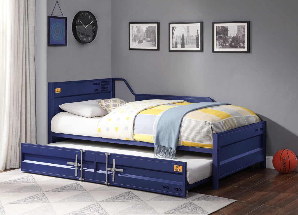ACME Cargo Blue Daybed with Trundle (Twin) Model 39890