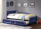 ACME Cargo Blue Daybed with Trundle (Twin) Model 39890