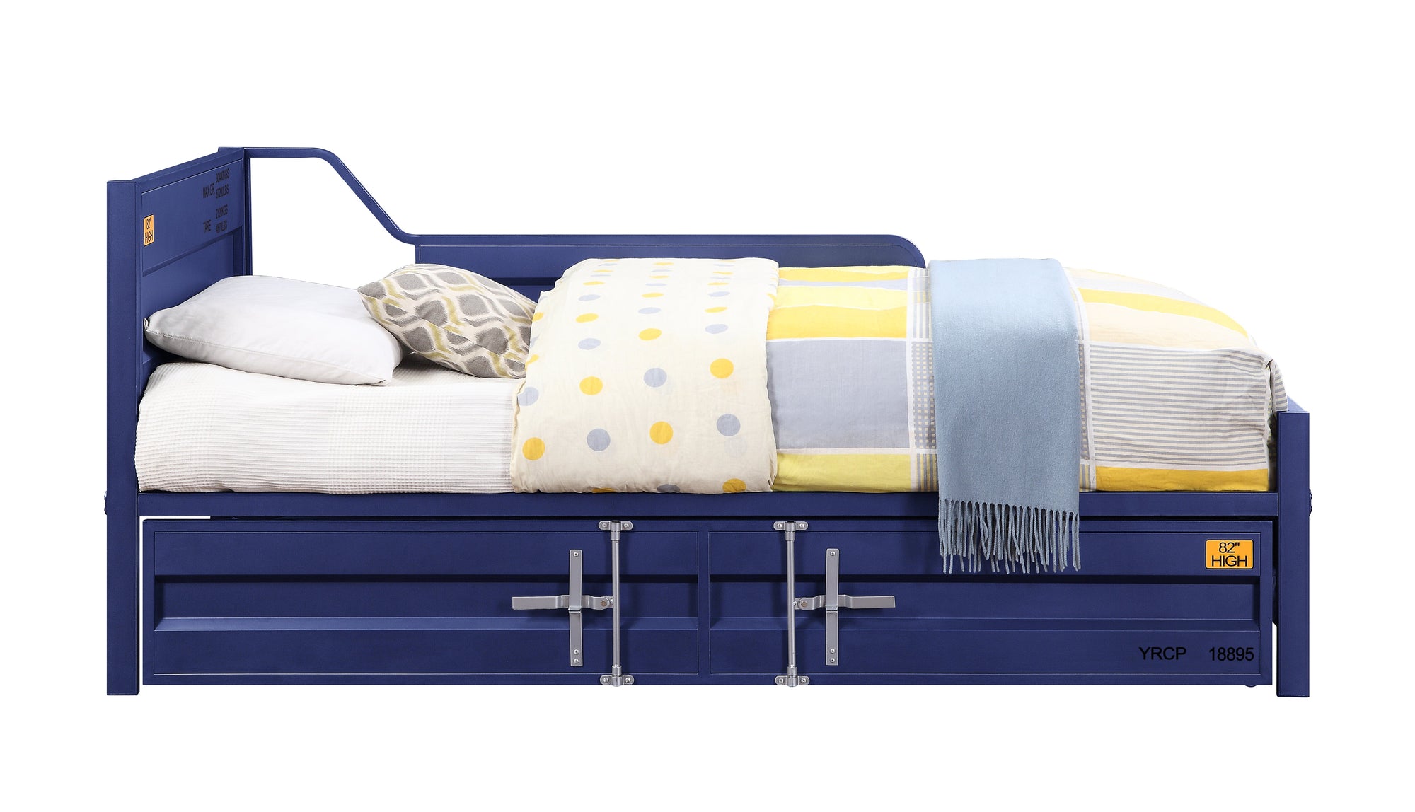 ACME Cargo Blue Daybed with Trundle (Twin) Model 39890