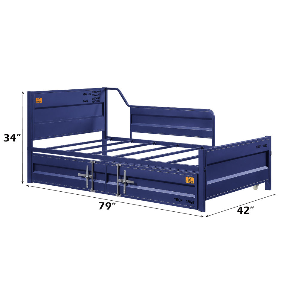 ACME Cargo Blue Daybed with Trundle (Twin) Model 39890