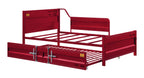 ACME Cargo Red Daybed with Trundle (Twin) Model 39895