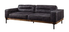 ACME Silchester Antique Ebony Top Grain Leather Sofa Model 56505