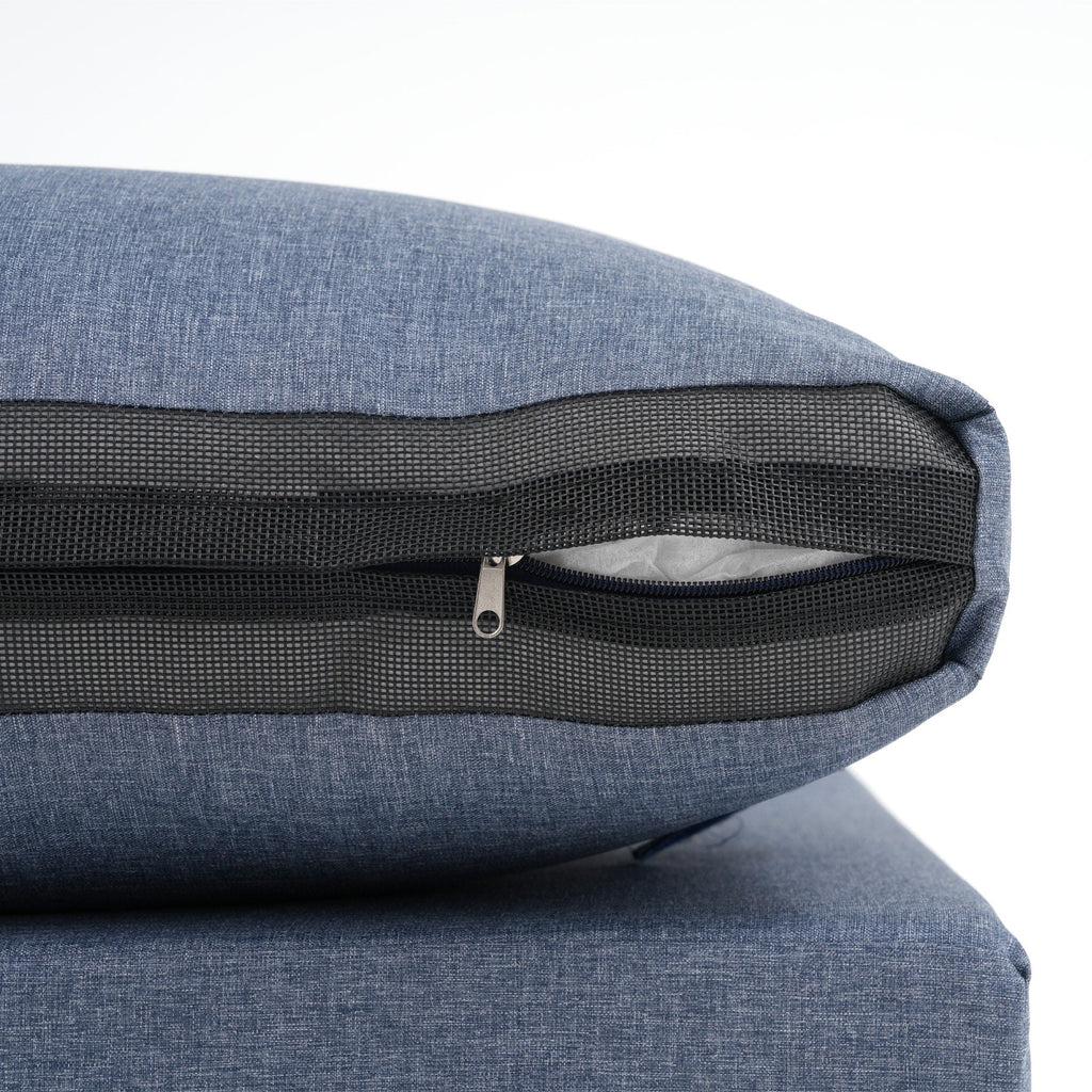 Ensemble de sièges d'extérieur modulables 6 personnes avec coussins