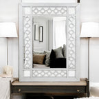 ACME Varian Mirrored & Antique Platinum Mirror Model 66158