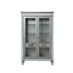 ACME Varian Mirrored & Antique Platinum Curio Model 66166