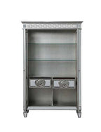 ACME Varian Mirrored & Antique Platinum Curio Model 66166