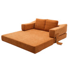 Canapé-lit convertible rembourré 70,87, fauteuil convertible, canapé de sol confortable pour salon, chambre, tissu chenille