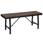 ACME Mariatu Oak & Black Bench Model 72458