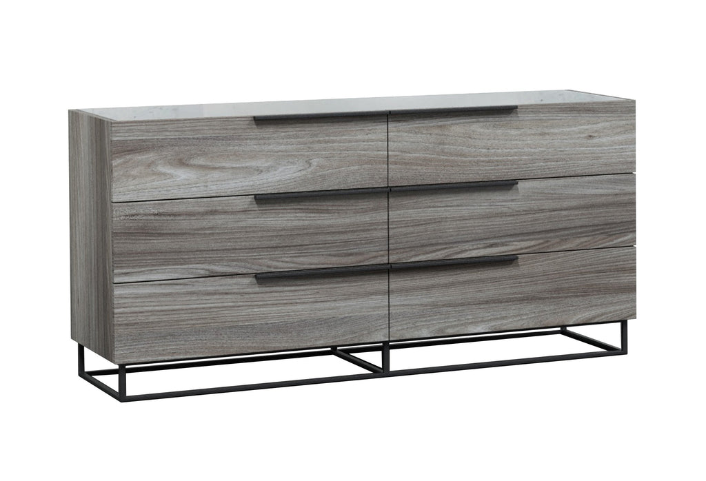 Nova Domus Enzo Italian Modern Grey Oak Dresser Model VGACENZO-DRS