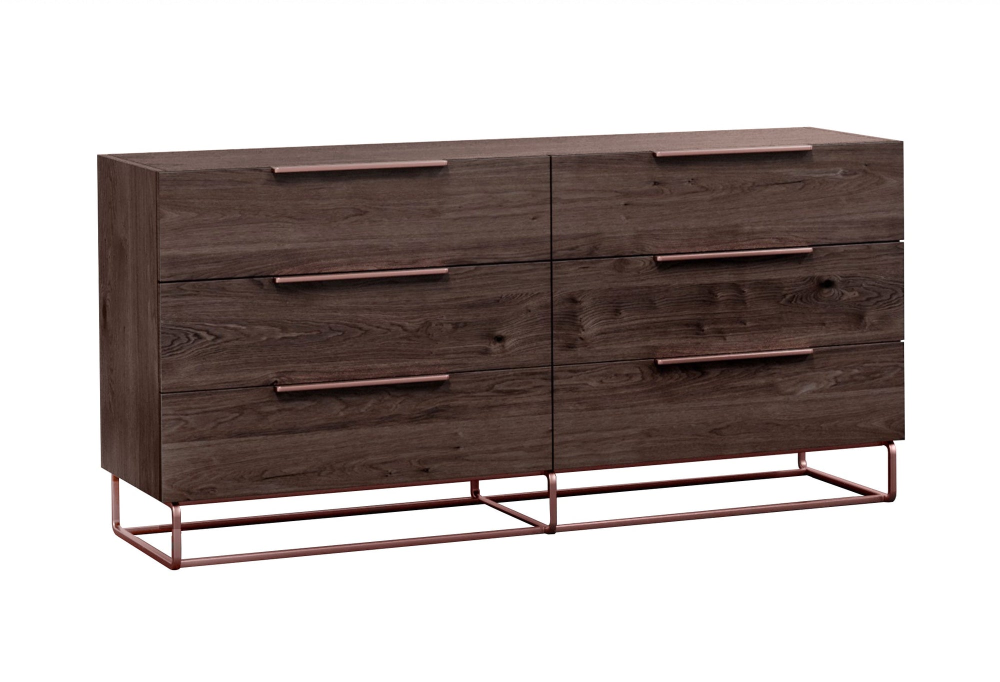 Nova Domus Benzon Italian Modern Dark Rovere Dresser Model VGACBENZON-DRS