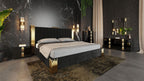 Modrest Token Modern Black & Gold Bedroom Set Model VGVCBD815-SET