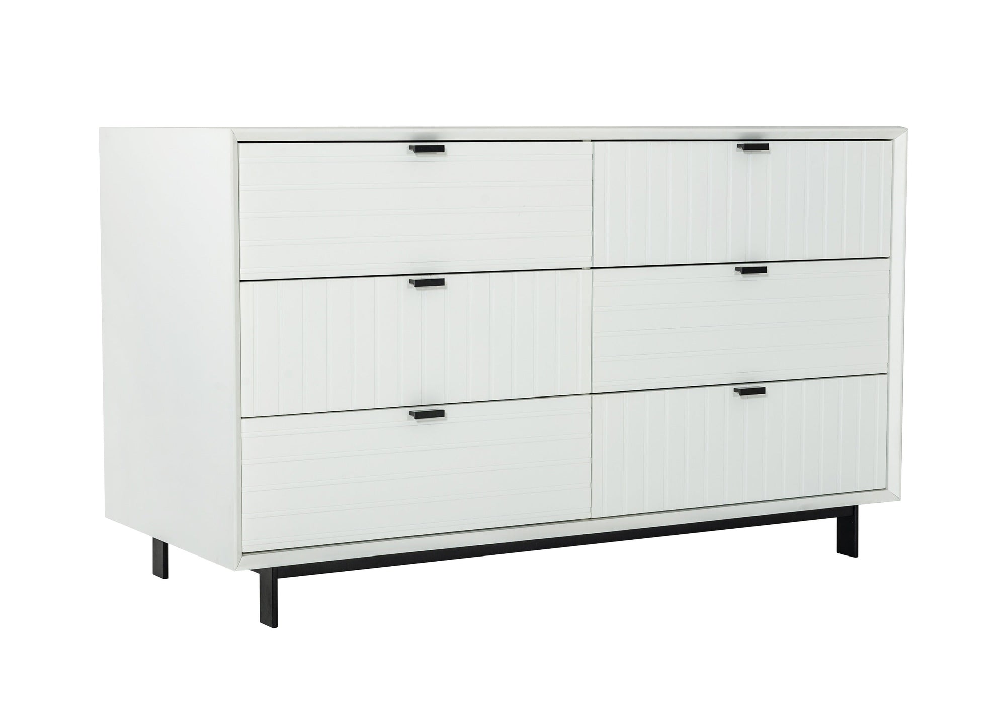 Nova Domus Valencia Contemporary White Dresser Model VGMABR-76-DRS