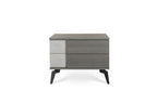 Nova Domus Palermo Italian Modern Faux Concrete & Grey Bedroom Set Model VGACPALERMO-SET