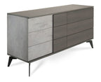 Nova Domus Palermo Italian Modern Faux Concrete & Grey Dresser Model VGACPALERMO-DRS