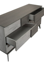 Nova Domus Palermo Italian Modern Faux Concrete & Grey Dresser Model VGACPALERMO-DRS