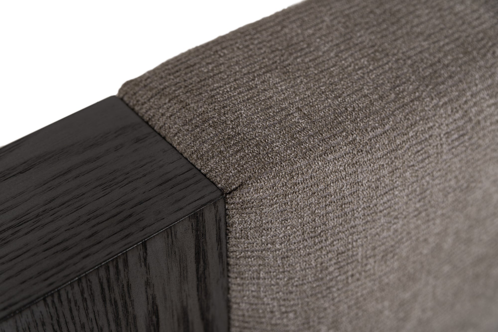 Lit Eastern King Nova Domus Jagger gris moderne, modèle VGMABR-55-GRY-BED-EK