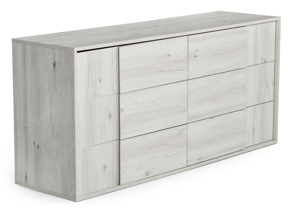 Nova Domus Asus Italian Modern White Washed Oak Dresser Model VGACASUS-DRS-ASH
