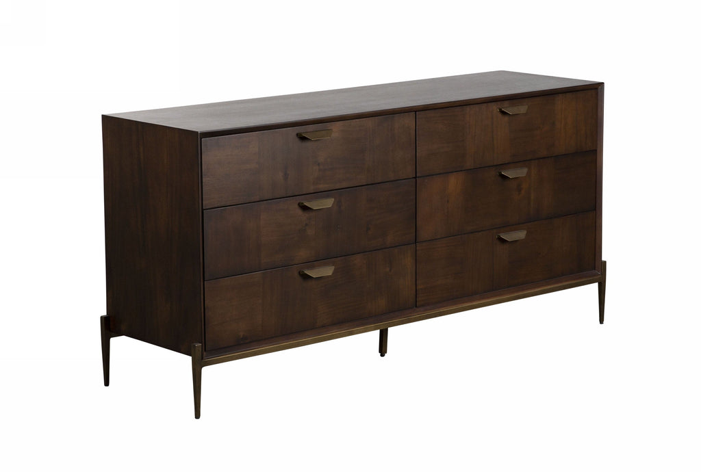 Modrest Shane Modern Acacia & Brass Dresser Model VGNX-MEMPHIS-20180